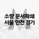 Read more about the article 소량 문서파쇄 비용을 절감하고 보안을 유지하는 방법